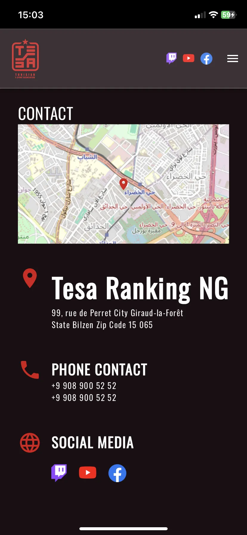 Tesa - Contact