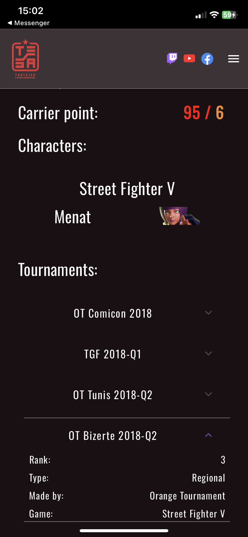 Tesa - profil joueur 2