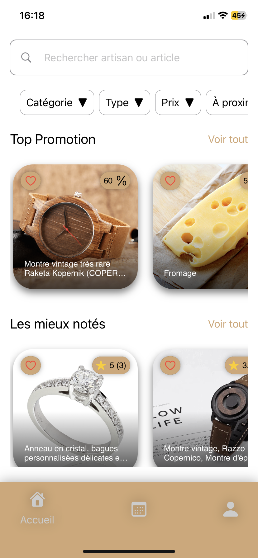 Artisan d'Art - page d'accueil