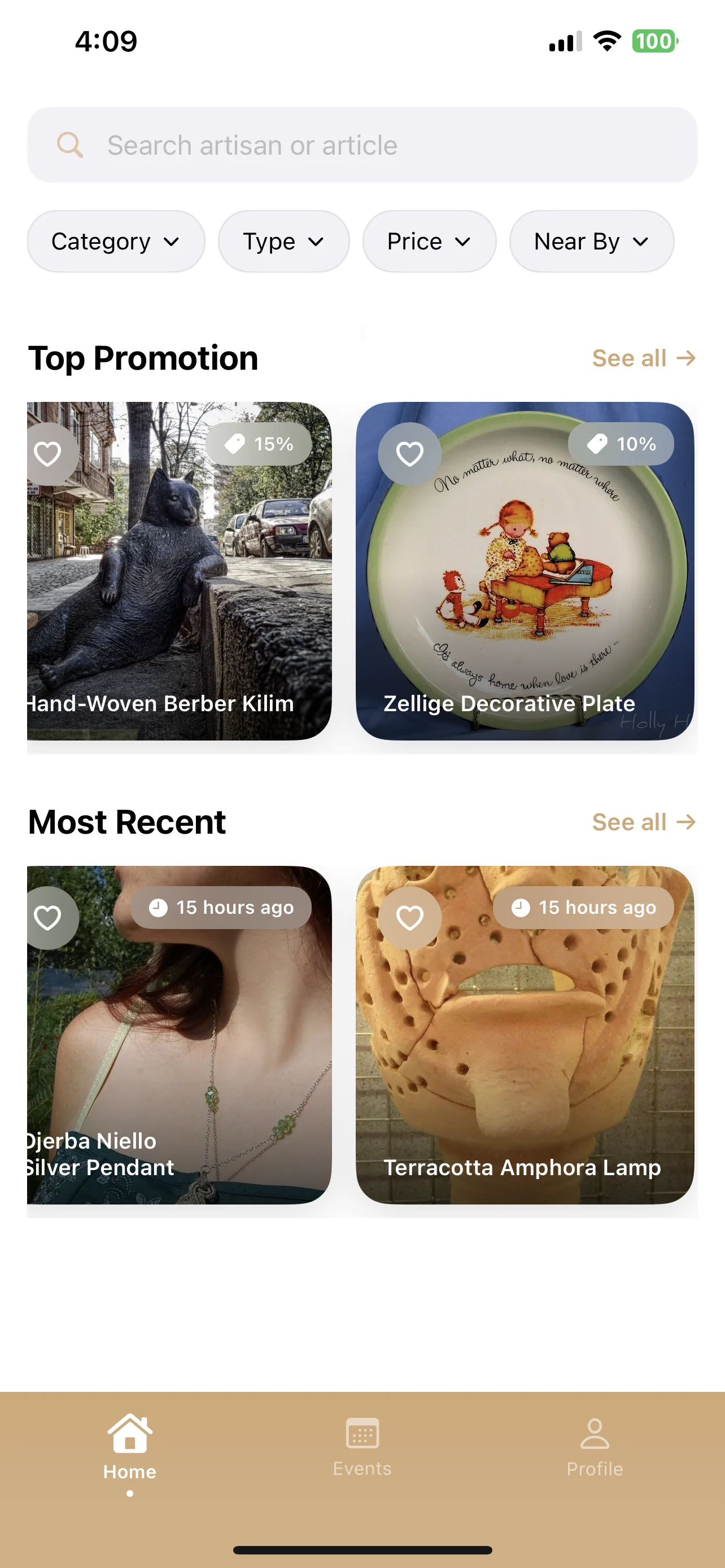 Artisan d'Art - Accueil