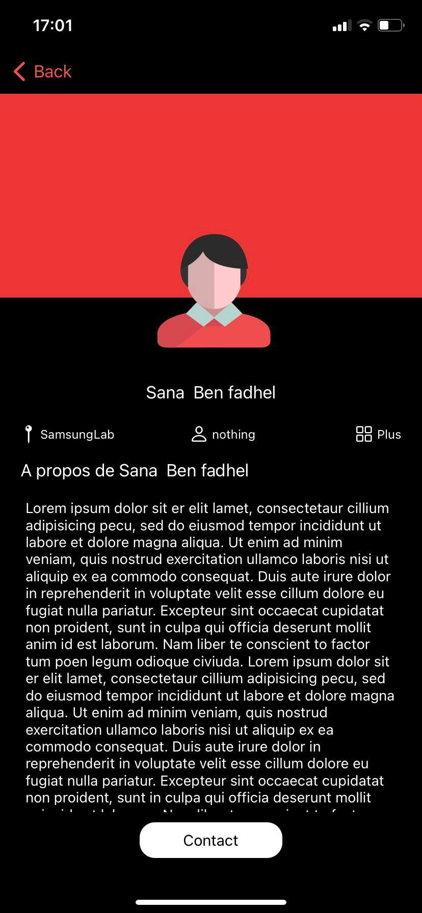 Esprit App - écran d'accueil