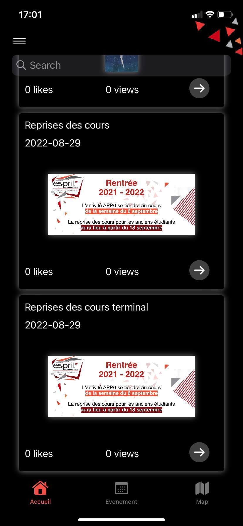 Esprit App - actualités