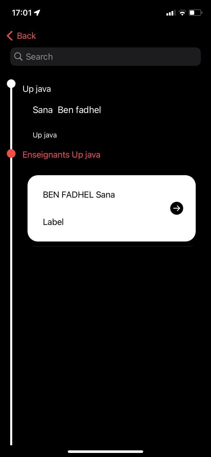 Esprit App - événements