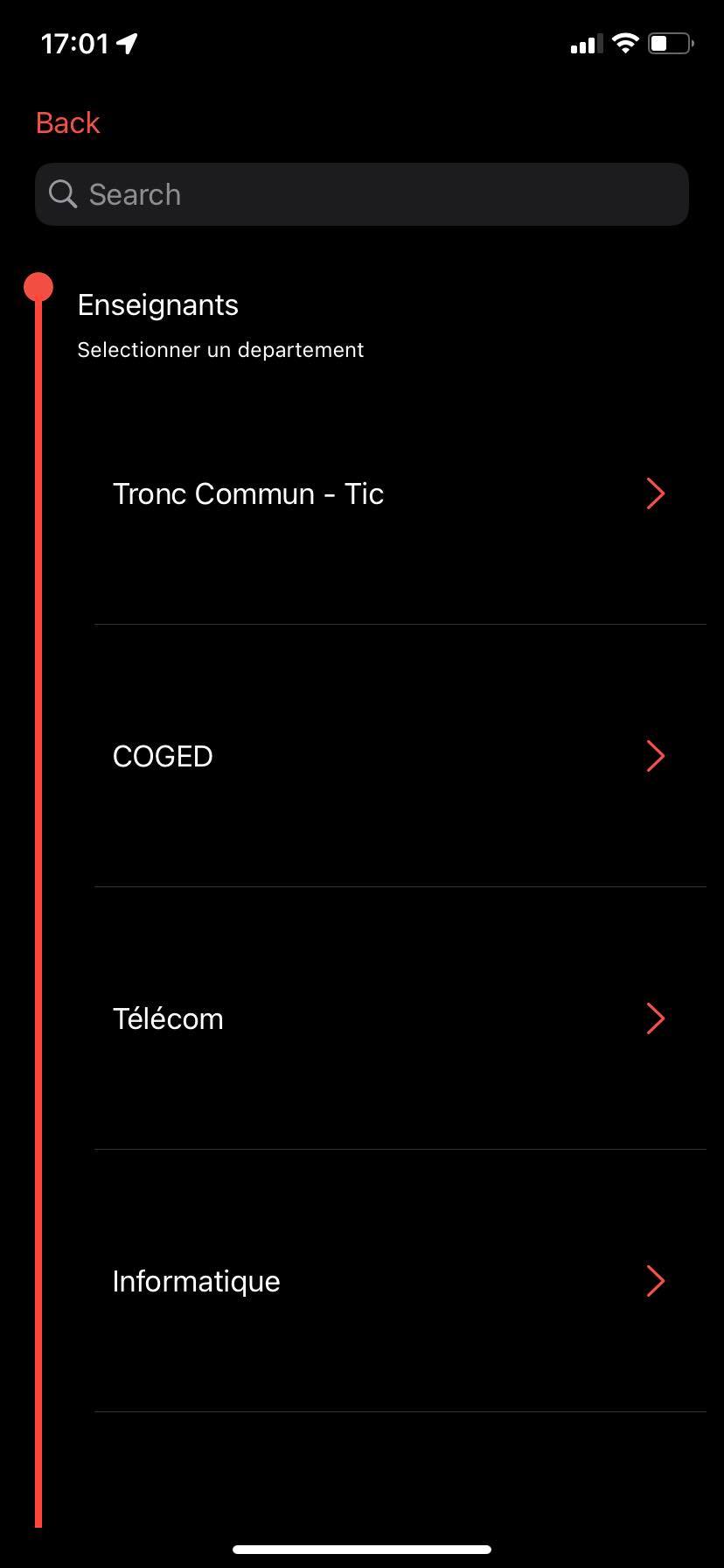 Esprit App - profil utilisateur