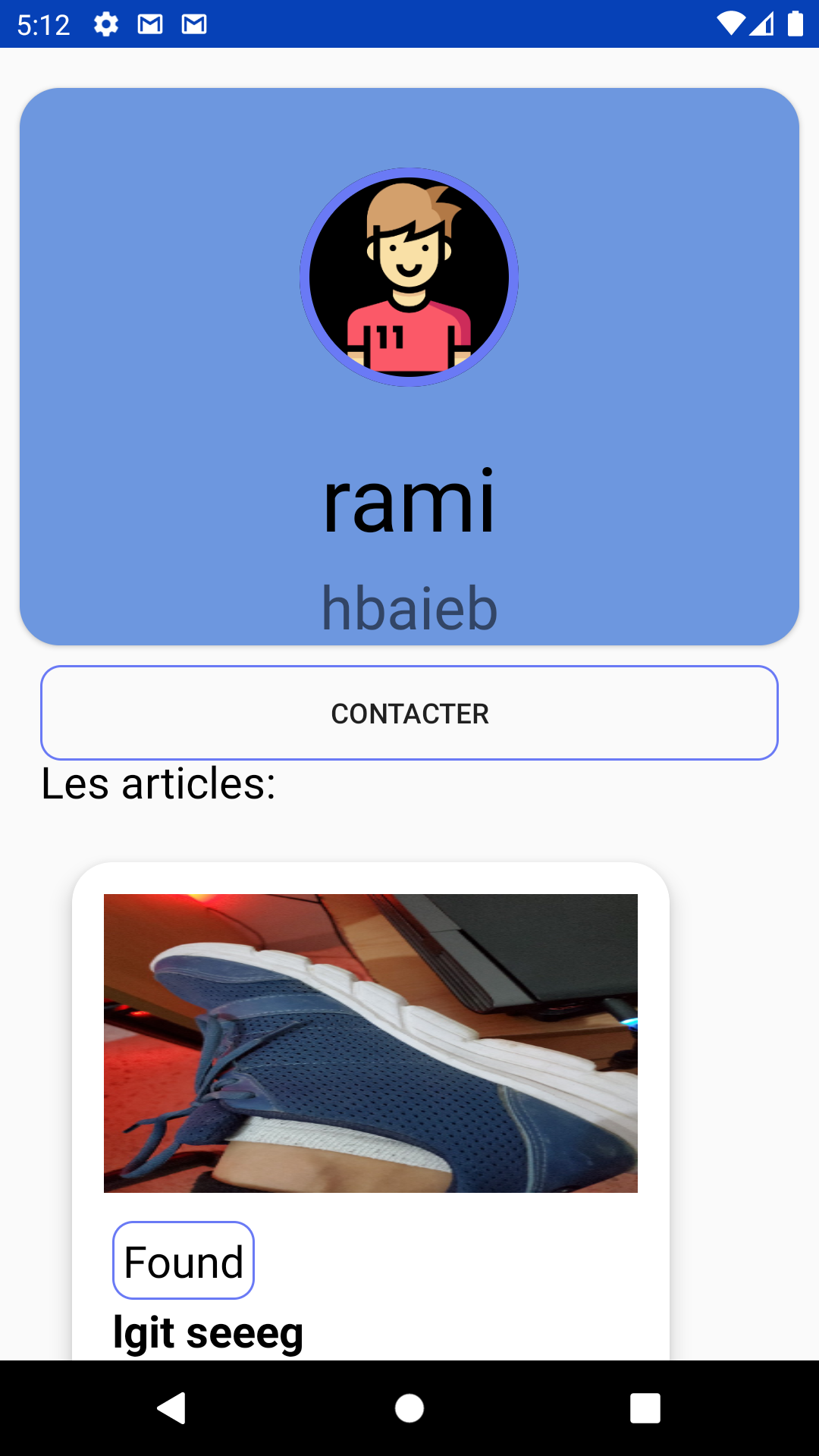 Lost & Found - recherche