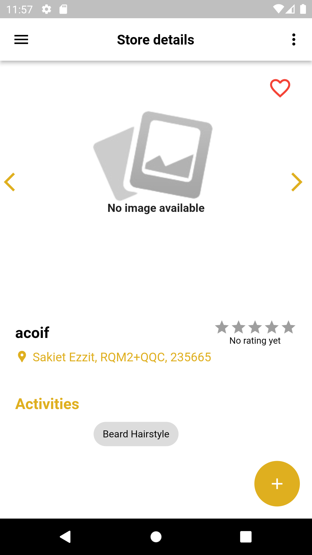 Randev - recherche avec filtres